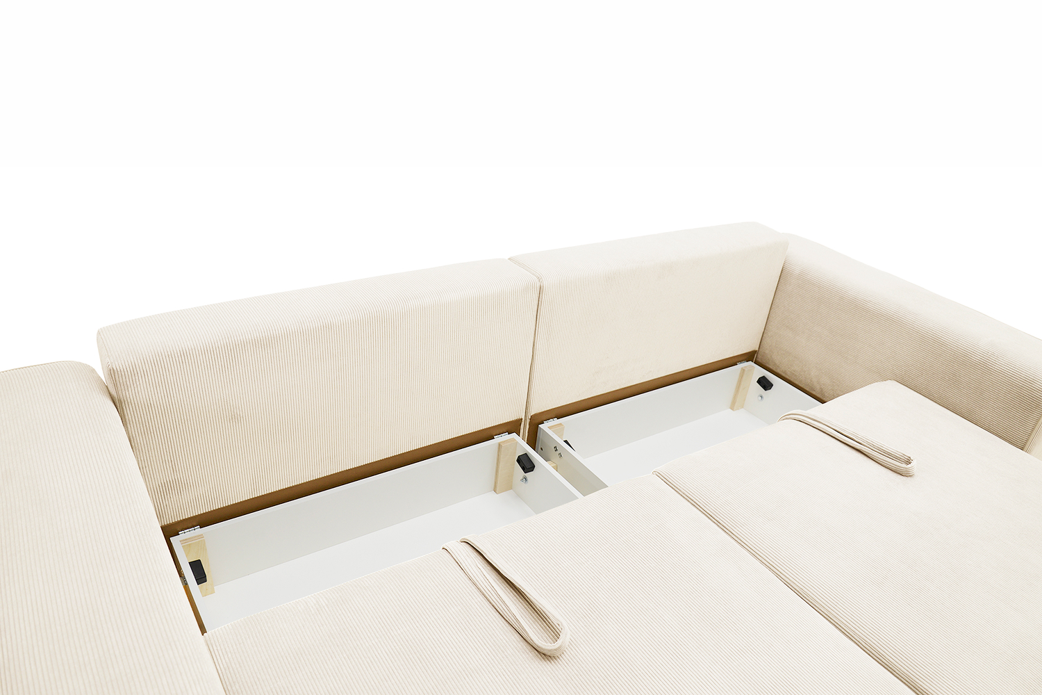 Прямые диваны - изображение №8 "Диван Шери еврокнижка / белый"  на www.Angstrem-mebel.ru