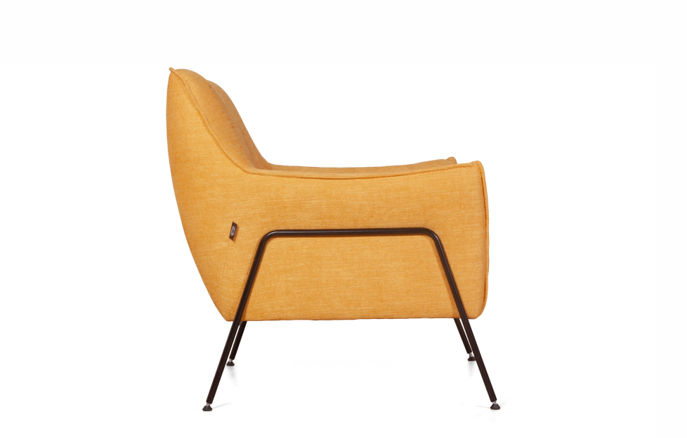 Интерьерные кресла - изображение №3 "Кресло интерьерное Алекс / Д1, желтый"  на www.Angstrem-mebel.ru